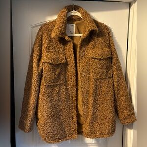 Garage Brown Teddy Jacket